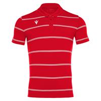 Flamenco Polo RED/WHT 5XL Poloskjorte til herre
