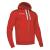 Motown Full Zip Hooded Jacket RED 3XS Hettejakke i bomullsmiks 