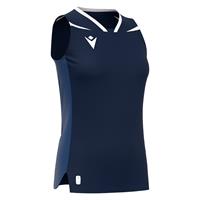 Lily Eco Sleeveless Shirt NAV/WHT XXL Teknisk kamp og treningsdrakt - Dame