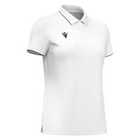 Melody polo WHT/GRY S Poloskjorte - Dame