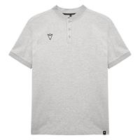 Nisiros Icon stretch korean polo GRY XL Poloskjorte Uten krage - Unisex